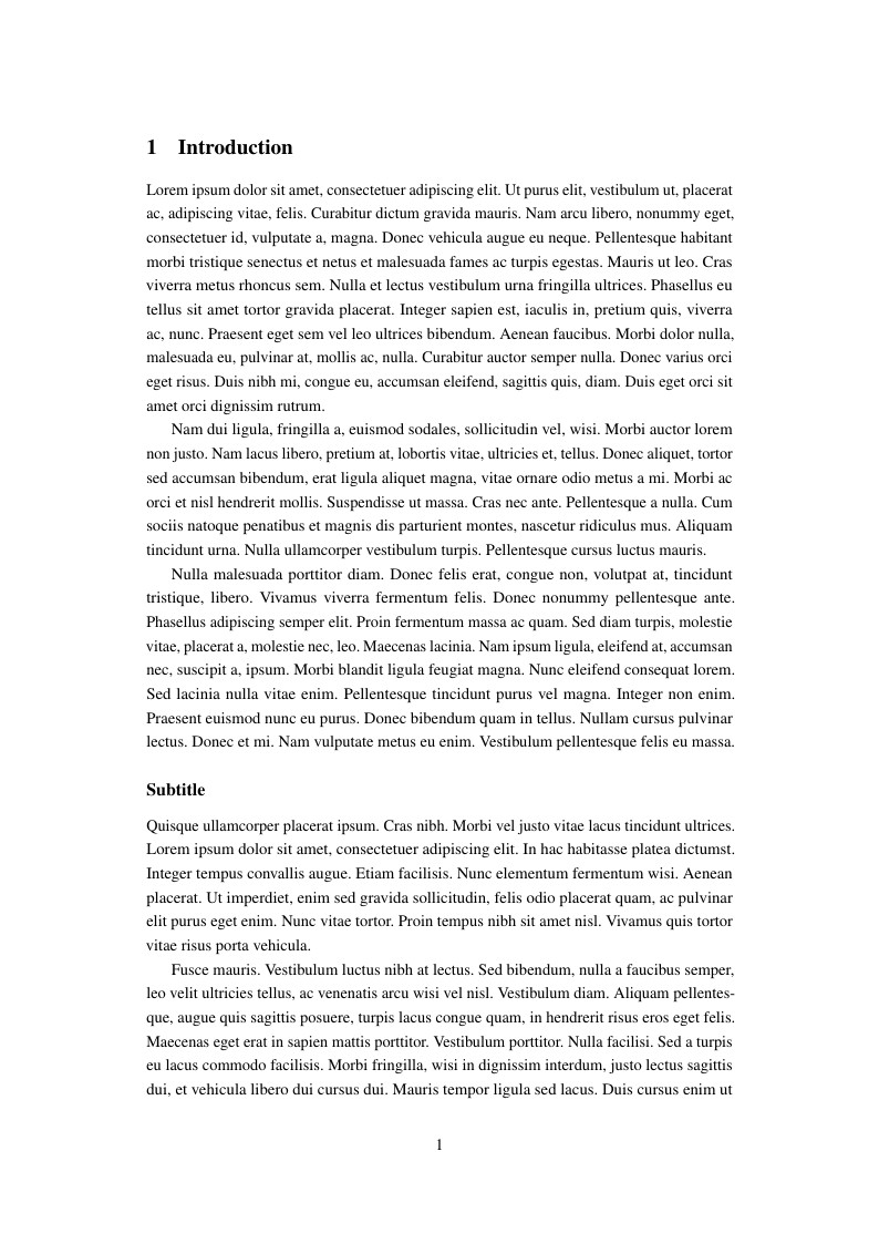 Standard document