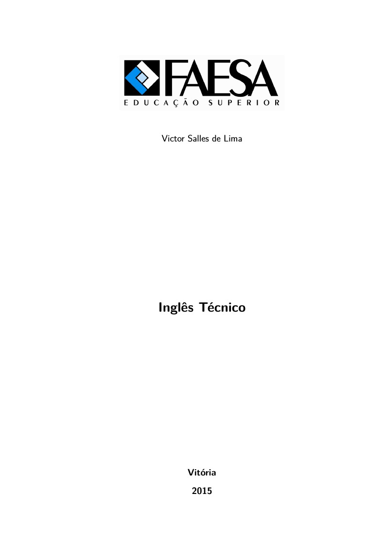 Trabalhos acadêmicos FAESA