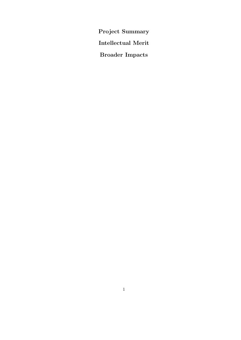 NSF Grant Proposal LaTeX Template (MIT-MATH)