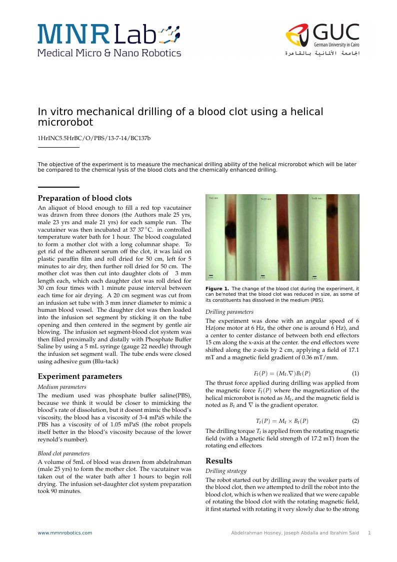 MNR Lab report