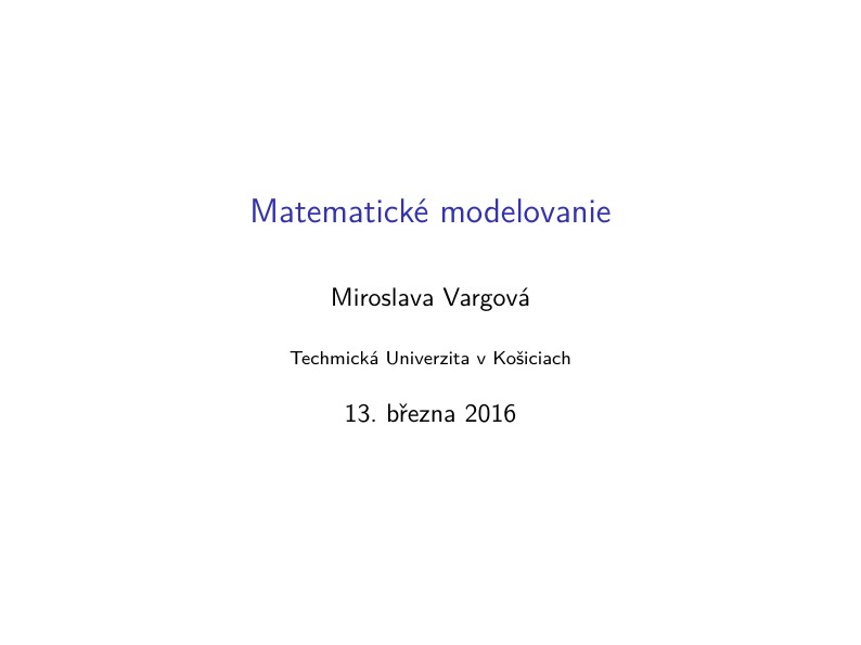 Ukázková prezentace