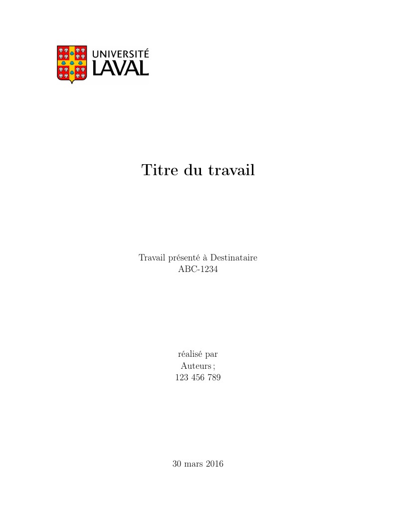 Template Université Laval