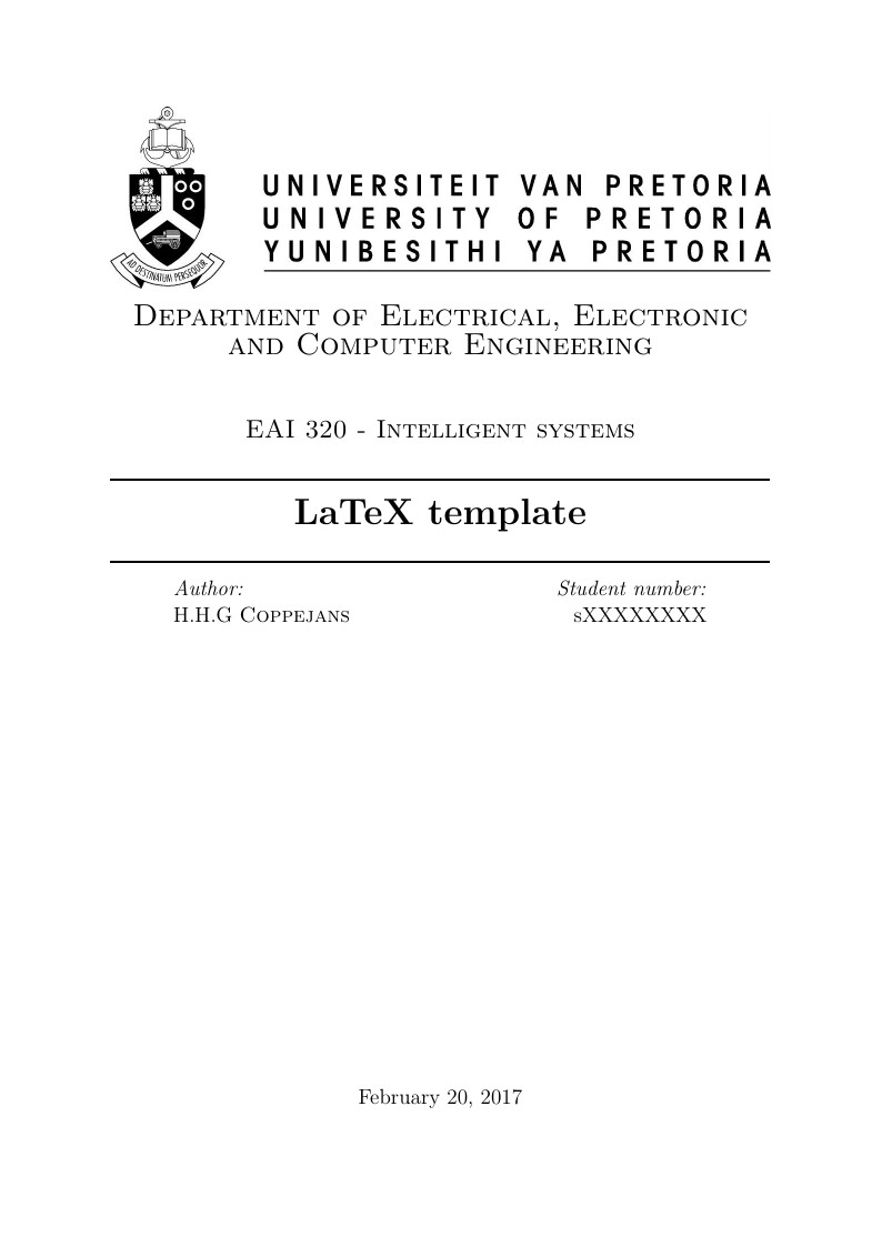 TUKS EAI 320 Template