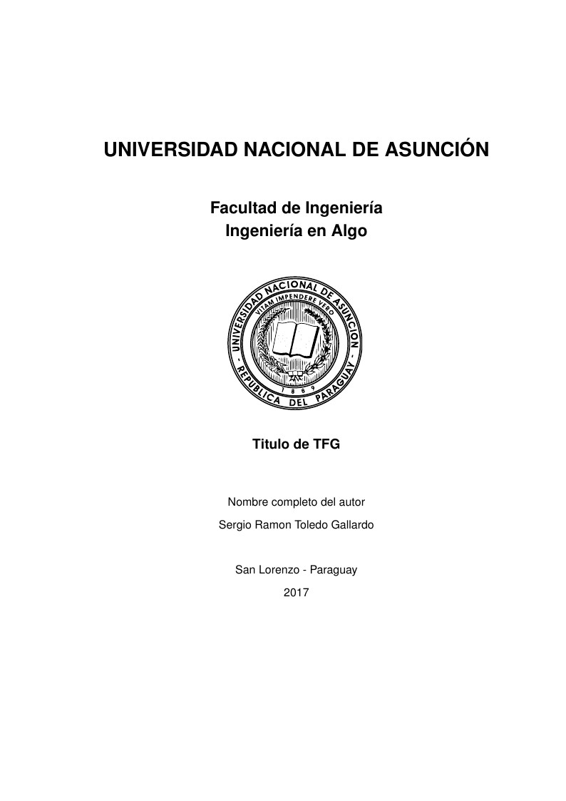 TFG Facultad de Ingenieria - UNA