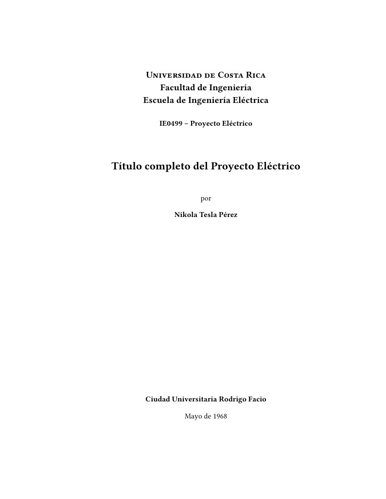 Plantilla Proyecto Eléctrico