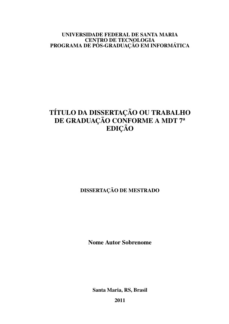 MDT UFSM