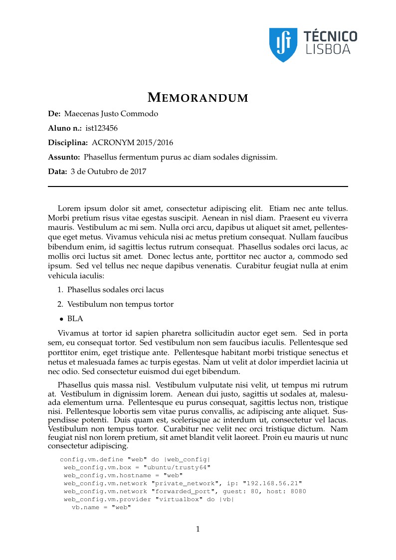 IST-MEMORANDUM