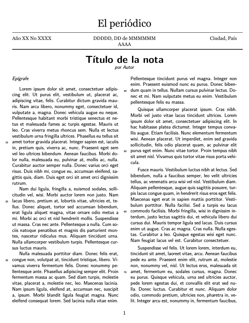 Un periódico