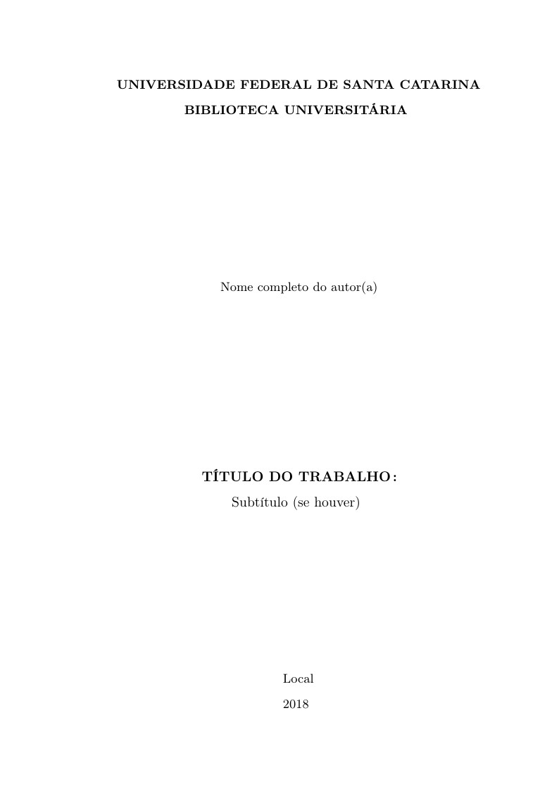 Modelo de Tese UFSC