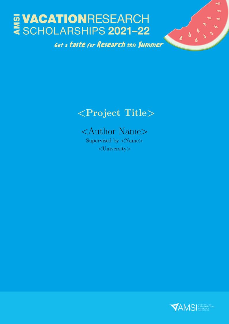 VRS Report Template 2021-2022  AMSI